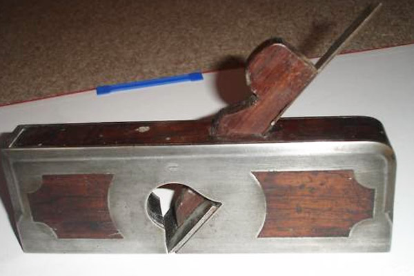C. Bayfield Skewed Cast Iron Infill Rabbet Plane