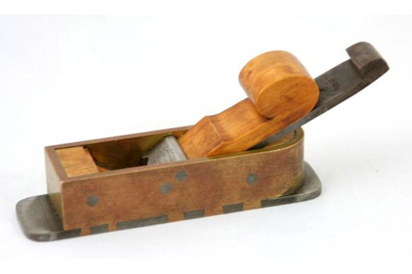 Bill Carter Miniature Boxwood & Gunmetal Mitre Plane